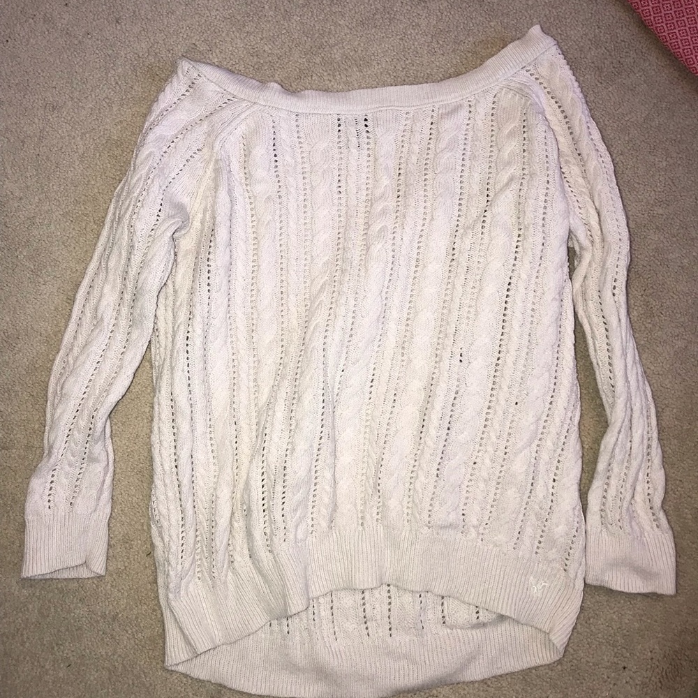 White sweater like shirt